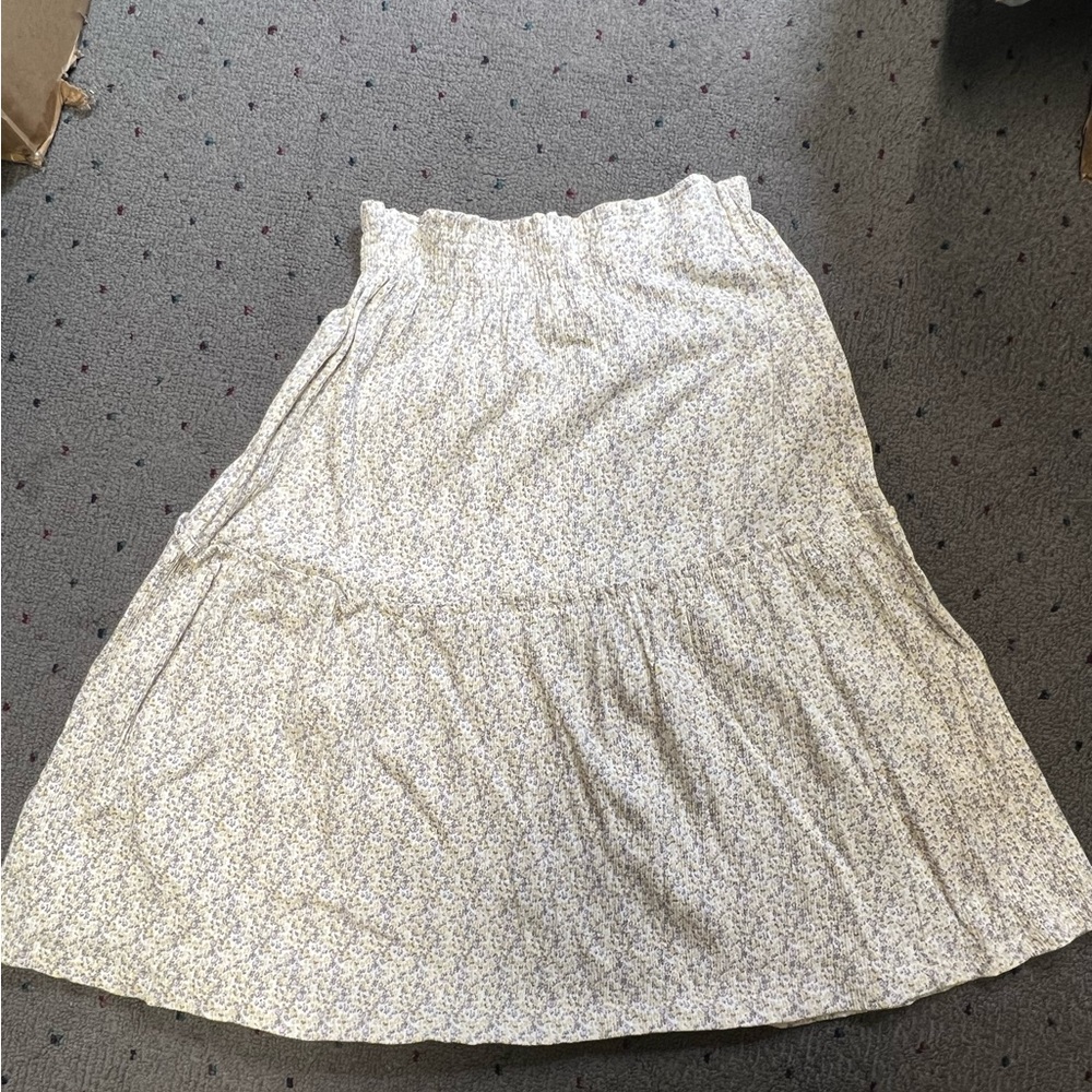 Zara girls elastic a-line skirt